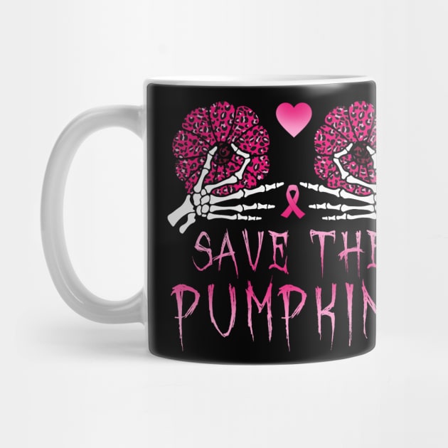 Save Your Pumpkins Leopard Breast Cancer Awareness Halloween by everetto